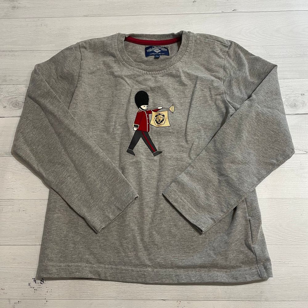 Trotters Kids' Cotton Guardsman long sleeve‎ shirt 8/9